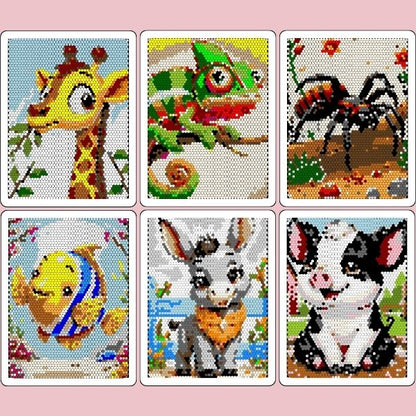 Animal Mystery Mosaics Color by Number Bundle