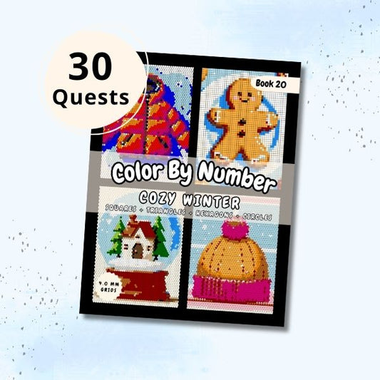 Cozy Winter Color By Number: Geometric Quest (Book 20)