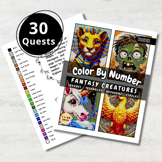 mystery mosaics color by number book cover