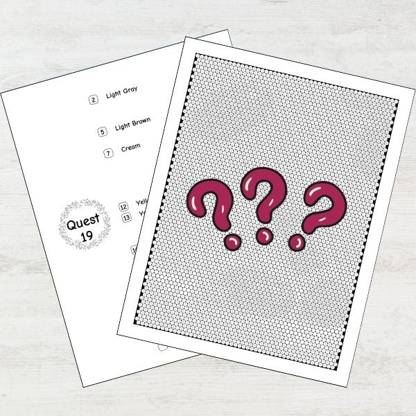 Self-Love Color By Number: Geometric Quest (eBook 19)