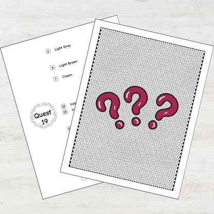 Self-Love Color By Number: Geometric Quest (eBook 19)