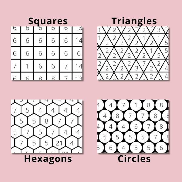 Animal Mystery Mosaics Color by Number Bundle