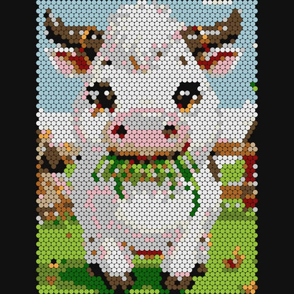 Farm Animals Color By Number: Geometric Quest (eBook 14)