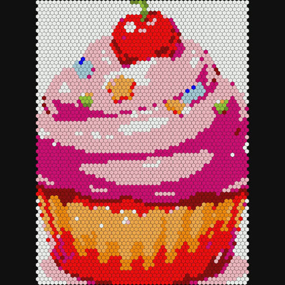 Sweet Dessert Color By Number: Geometric Quest (Book 21)