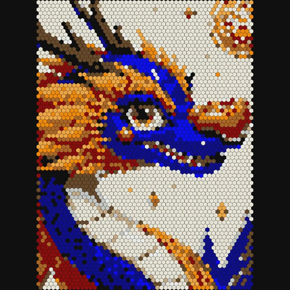 Fantasy Creatures Color By Number: Geometric Quest (eBook 18)