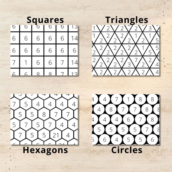 Sweet Dessert Color By Number: Geometric Quest (eBook 21)